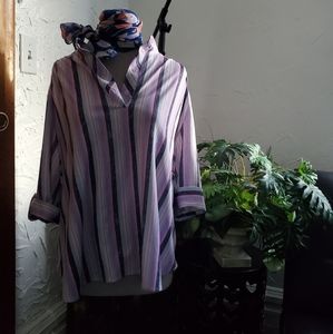 The French Quarter vintage women's blouse LARGE